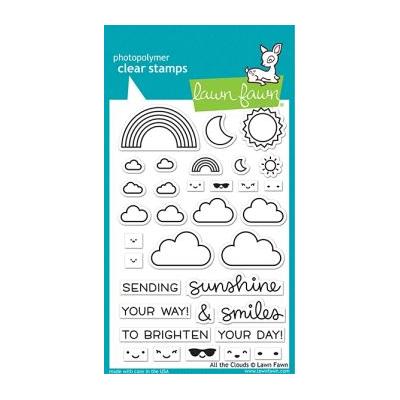 Lawn Fawn Clear Stamps - All The Clouds